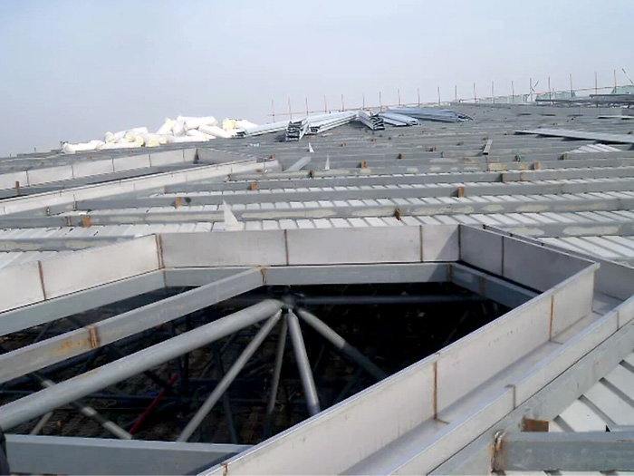 乐平安吉县体育馆网架